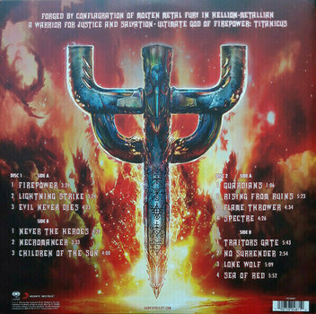 Disque vinyle Judas Priest - Firepower (Limited Edition) (Coloured) (2 LP) - 2