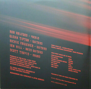 Disque vinyle Judas Priest - Firepower (Limited Edition) (Coloured) (2 LP) - 3