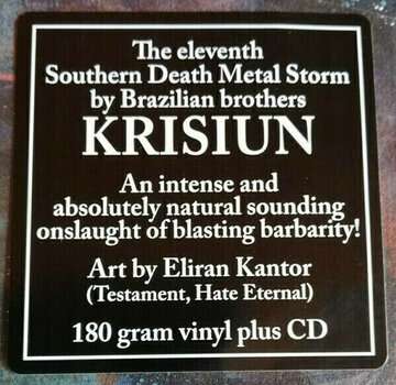 Vinylskiva Krisiun - Scourge Of The Enthroned (LP + CD) - 4