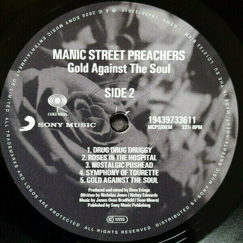Δίσκος LP Manic Street Preachers - Gold Against The Soul (LP) - 4