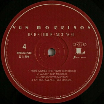 Vinyl Record Van Morrison - It'S Too Late To Stop Now (2 LP) - 10