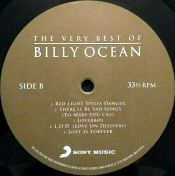 Vinyl Record Billy Ocean - The Very Best Of Billy Ocean (LP) - 3