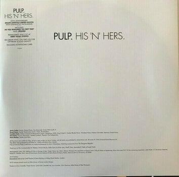 Vinyl Record Pulp - His 'N' Hers (Deluxe Edition) (Remastered) (2 LP) - 7