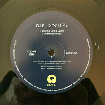 Disc de vinil Pulp - His 'N' Hers (Deluxe Edition) (Remastered) (2 LP) - 11