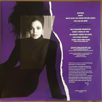 Schallplatte Janet Jackson - Control (LP) - 3