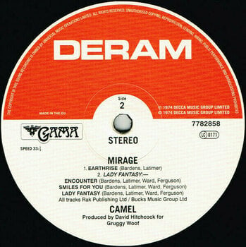 Vinyl Record Camel - Mirage (Remastered) (LP) - 4