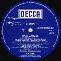 Vinylplade Camel - Rain Dances (Reissue) (LP) - 3