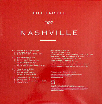 Vinyl Record Bill Frisell - Nashville (2 LP) - 2