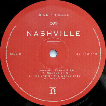 Vinyl Record Bill Frisell - Nashville (2 LP) - 7