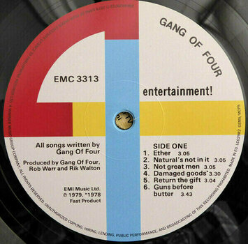 Disco in vinile Gang Of Four - Entertainment (LP) - 5