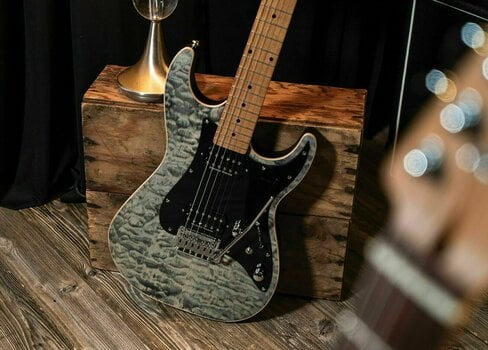 Elektrische gitaar Michael Kelly Mod Shop 60 S2 Duncan Black Wash - 9