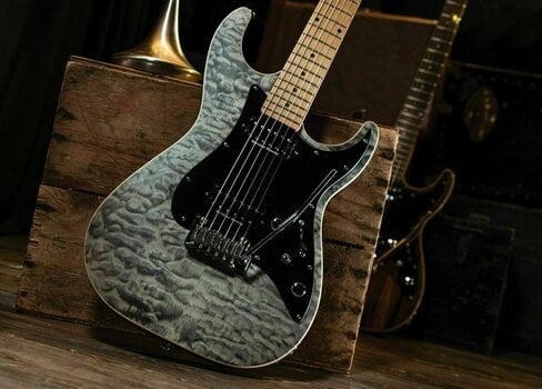 Electric guitar Michael Kelly Mod Shop 60 S2 Duncan Black Wash - 10