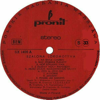 Vinyl Record Marek Grechuta - Szalona Lokomotywa (LP) - 3