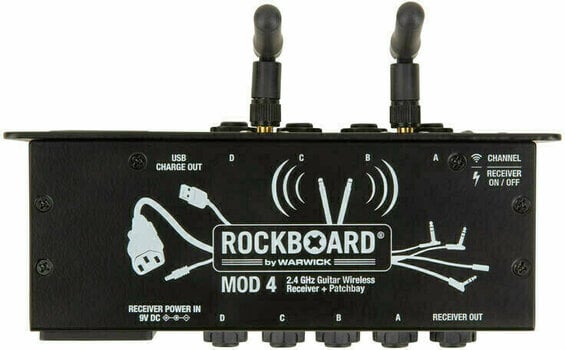 Bezdrôtový systém pre gitaru / basgitaru RockBoard MOD 4 Guitar Wireless Receiver Bezdrôtový systém pre gitaru / basgitaru - 5