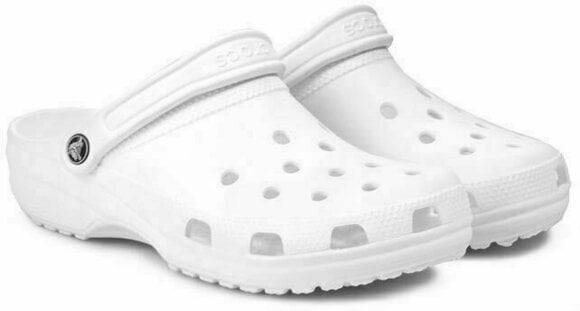 Buty żeglarskie unisex Crocs Classic Clog White 45-46 - 6