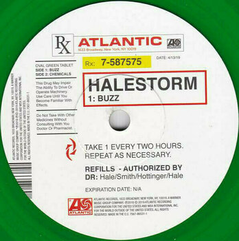 Vinyylilevy Halestorm - RSD - Buzz / Chemicals (7" Vinyl) - 3