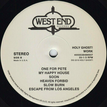 Vinyl Record Holy Ghost! - Work (LP) - 3