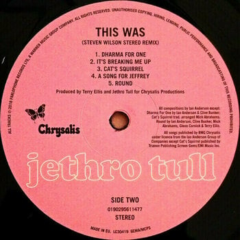 Vinyl Record Jethro Tull - This Was (50th Anniversary Edition) (LP) - 3
