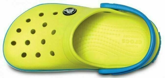 Детски обувки Crocs Kids' Crocband Clog Tennis Ball Green/Ocean 20-21 - 4
