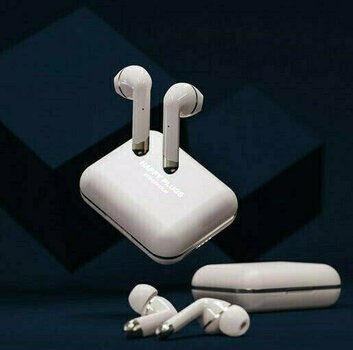 True trådlös in-ear Happy Plugs Air 1 Plus Earbud Gold - 6