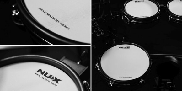 Elektronická bicí souprava Nux DM-7X Black - 7