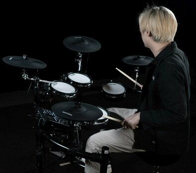 Elektronická bicí souprava Nux DM-7X Black - 10