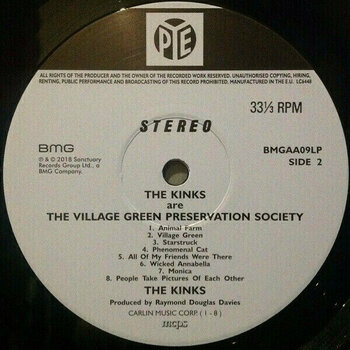 Vinyl Record The Kinks - The Kinks Are The Village Green Preservation Society (LP) - 6