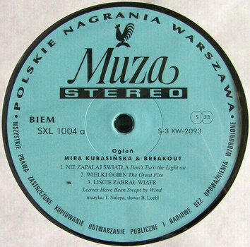 Vinyl Record Mira Kubasinska / Breakout - Ogien (LP) - 3