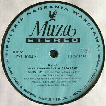 Грамофонна плоча Mira Kubasinska / Breakout - Ogien (LP) - 4