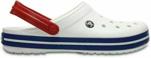 Унисекс обувки Crocs Crocband Clog White/Blue Jean 42-43 - 2