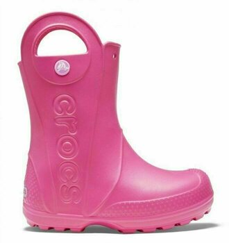 Buty żeglarskie dla dzieci Crocs Kids' Handle It Rain Boot Candy Pink 28-29 - 2