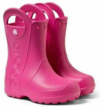 Obuv na loď Crocs Kids' Handle It Rain Boot Candy Pink 28-29 - 4
