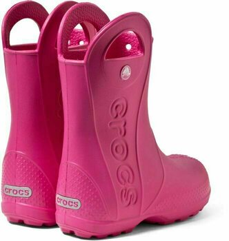 Buty żeglarskie dla dzieci Crocs Kids' Handle It Rain Boot Candy Pink 34-35 - 5