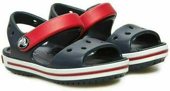Buty żeglarskie dla dzieci Crocs Kids' Crocband Sandal Navy/Red 23-24 - 4