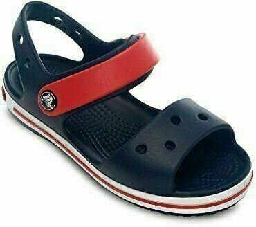 Buty żeglarskie dla dzieci Crocs Kids' Crocband Sandal Navy/Red 34-35 - 3