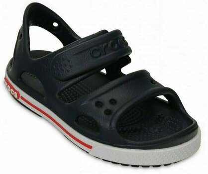 Kids Sailing Shoes Crocs Preschool Crocband II Sandal Navy/White 30-31 - 3