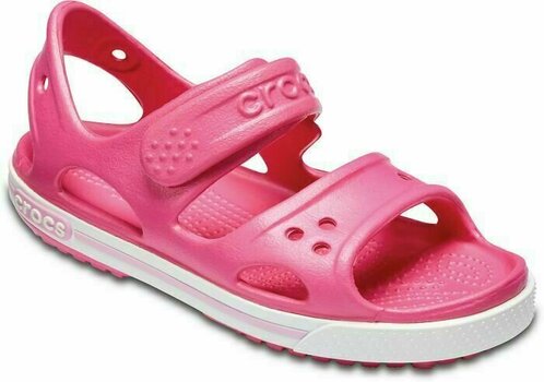Obuv na loď Crocs Preschool Crocband II Sandal Paradise Pink/Carnation 25-26 - 3