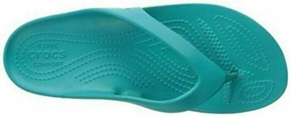 Női vitorlás cipő Crocs Women's Kadee II Flip Turquoise 36-37 - 4