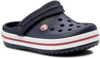 Calçado náutico para crianças Crocs Kids' Crocband Clog Navy/Red - 2