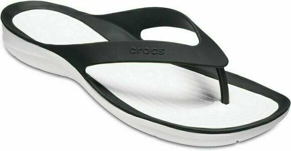 Jachtařská obuv Crocs Women's Swiftwater Flip Black/White 36-37 - 3