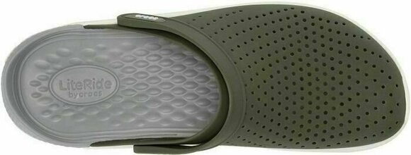 Unisex Schuhe Crocs LiteRide Clog Army Green/White 41-42 - 3