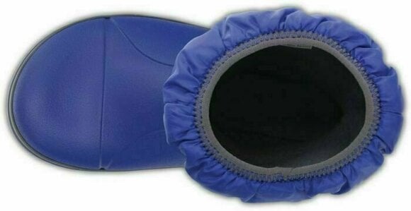 Pantofi de Navigatie Crocs Winter Puff Boot Cizme de zăpadă Albastru Cerulean/Deschis Gri 30-31 - 4