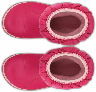 Kids Sailing Shoes Crocs Kids' Winter Puff Boot Candy Pink 27-28 - 6