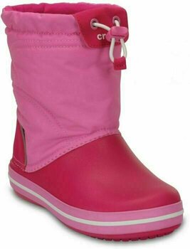 Kids Sailing Shoes Crocs Kids' Crocband LodgePoint Boot Candy Pink/Party Pink 30-31 - 3