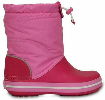 Obuv na loď Crocs Kids' Crocband LodgePoint Boot Candy Pink/Party Pink 32-33 - 2