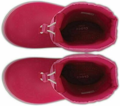 Jachtařská obuv Crocs Kids' Crocband LodgePoint Boot Candy Pink/Party Pink 32-33 - 6