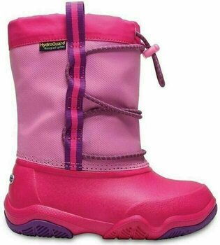 Kids Sailing Shoes Crocs Kids' Swiftwater Waterproof Boot Party Pink/Candy Pink 29-30 - 2