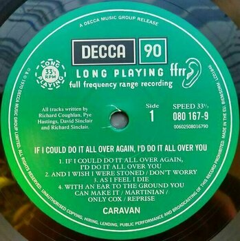 Vinyl Record Caravan - If I Could Do It All Again I'd Do It All Over You (LP) - 3