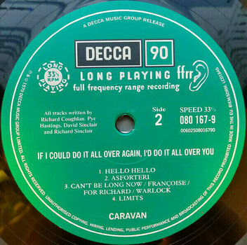 Disco de vinil Caravan - If I Could Do It All Again I'd Do It All Over You (LP) - 4