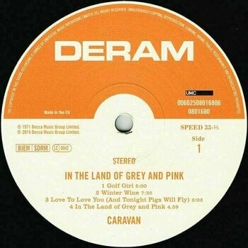 Vinyl Record Caravan - In The Land Of Grey And Pink (LP) - 4